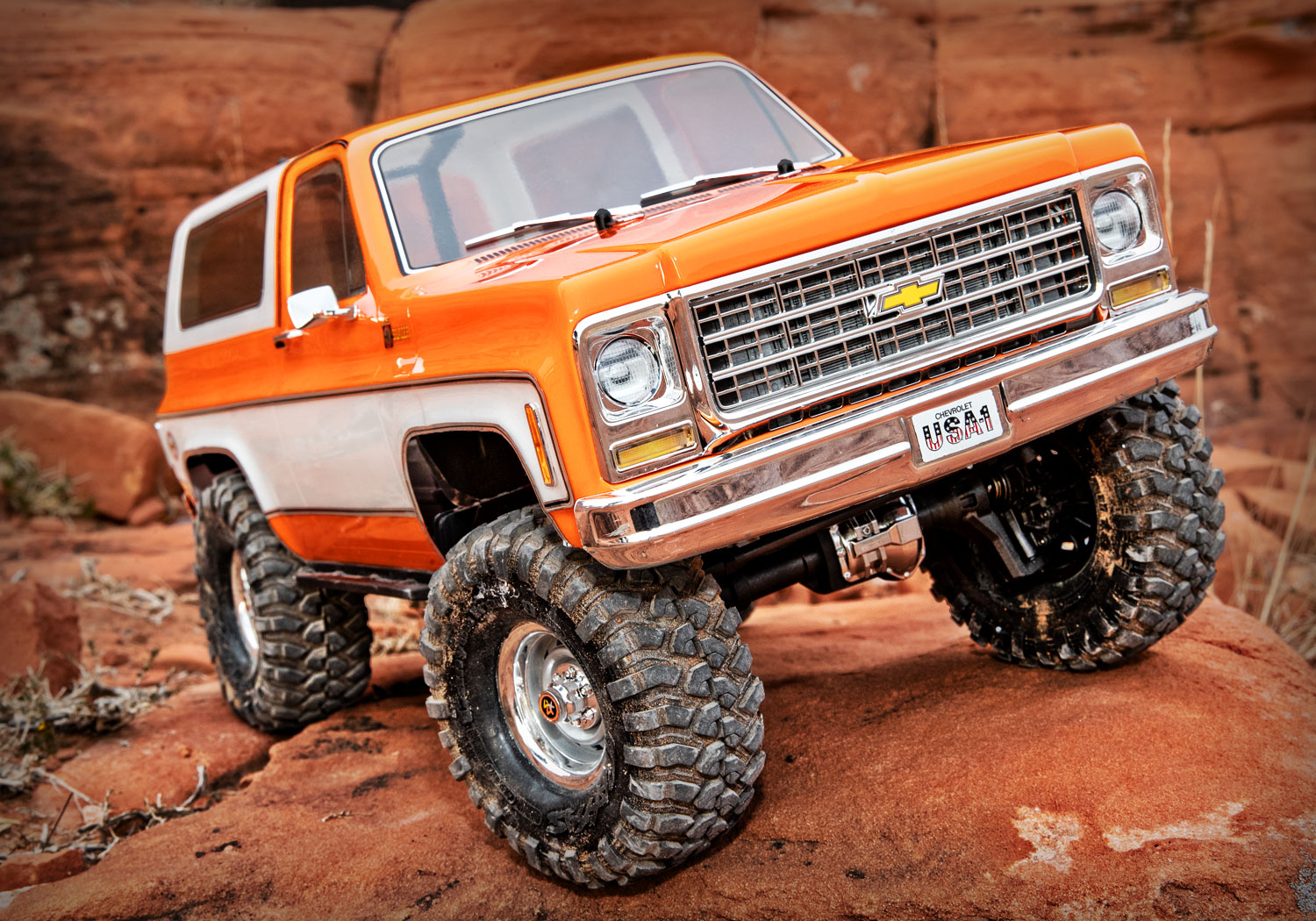 Automodel RC TRAXXAS TRX-4 Ford Bronco Romania Automodel Traxxas TRX-4 1979 Chevrolet Blazer Scale 1/10 Crawler TQi